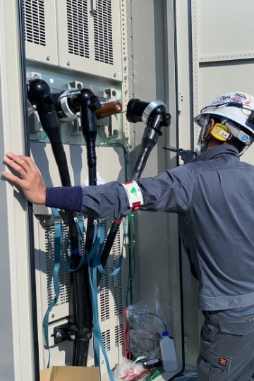 電気工事の写真